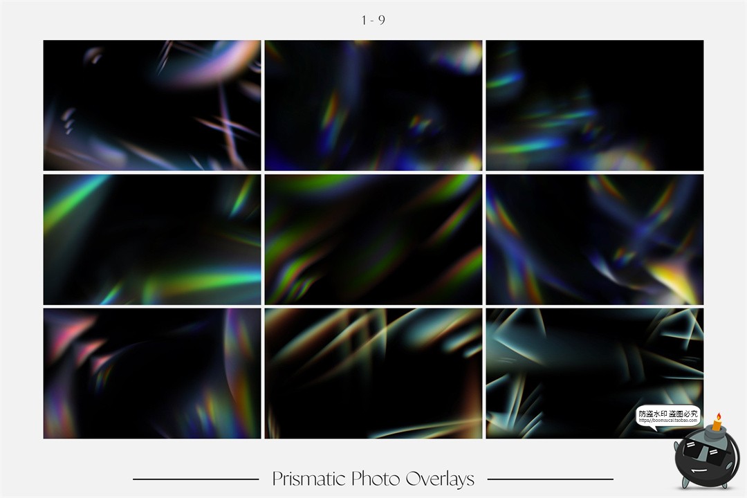 图片[3]-七彩棱镜光效氛围感摄影后期合成效果照片叠加特效JPG图片素材-设计猿