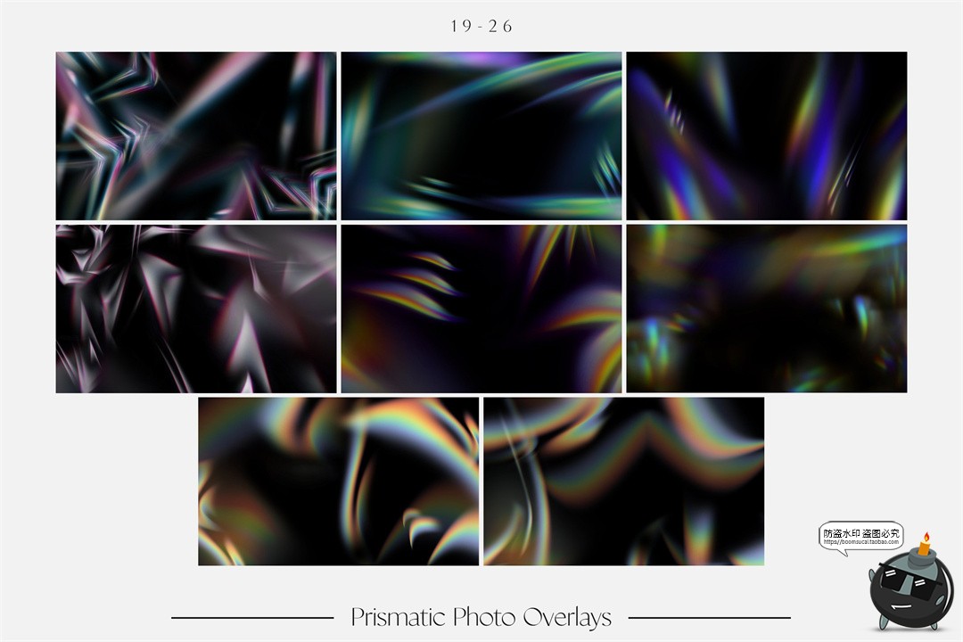 图片[5]-七彩棱镜光效氛围感摄影后期合成效果照片叠加特效JPG图片素材-设计猿