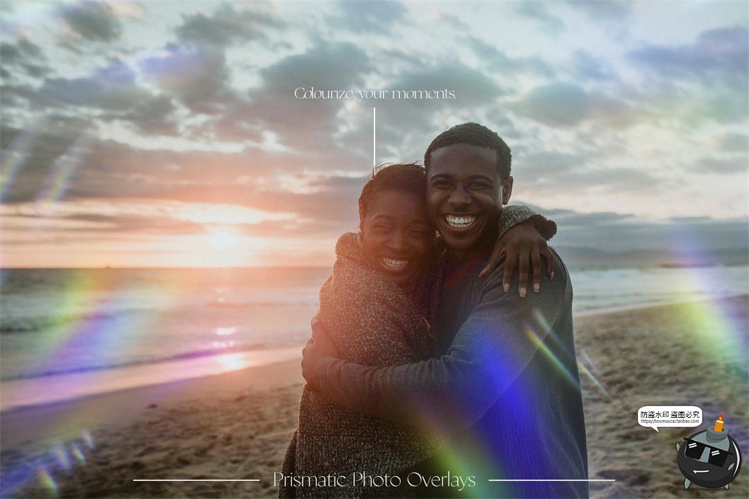 图片[8]-七彩棱镜光效氛围感摄影后期合成效果照片叠加特效JPG图片素材-设计猿