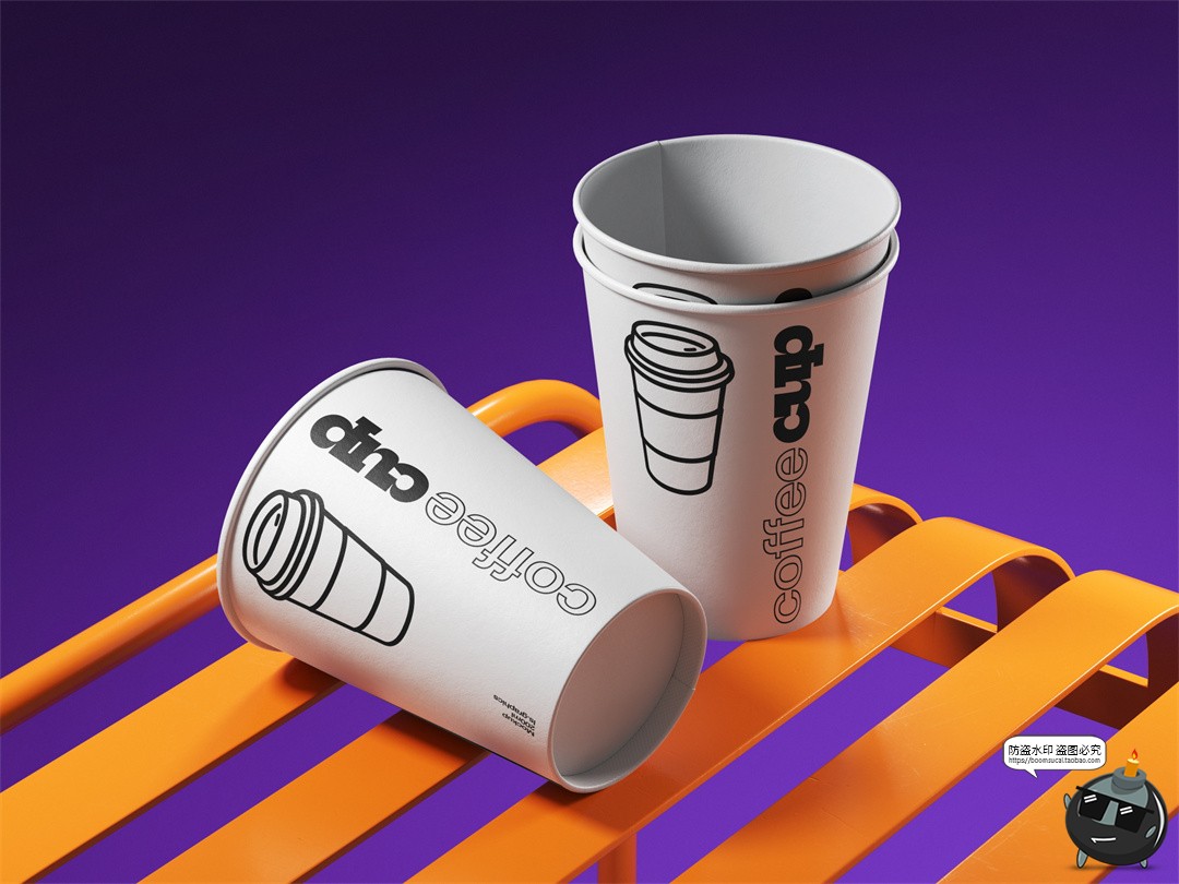 图片[12]-外卖食品包装袋打包盒纸杯纸拎袋快餐品牌包装展示效果图PSD样机-设计猿