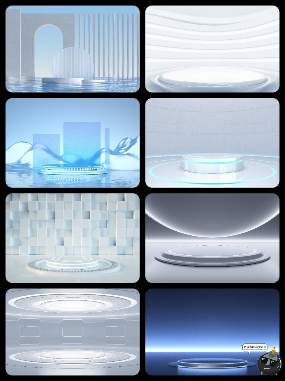 图片[3]-高清科技展台背景素材未来智能数码产品展示舞台背景JPG图片素材-设计猿