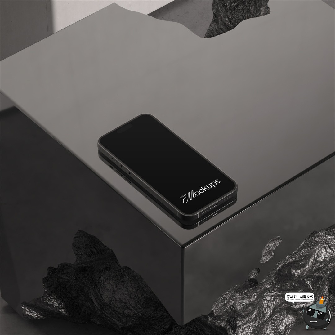 图片[3]-金属工业风iPhone手机iPad平板笔记本电脑屏幕演示样机PS模板素材-设计猿