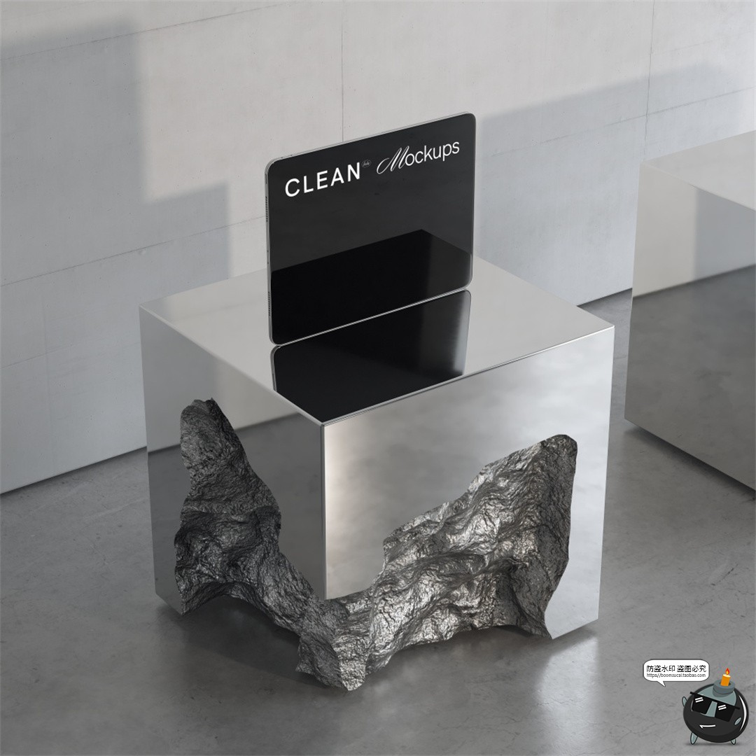 图片[4]-金属工业风iPhone手机iPad平板笔记本电脑屏幕演示样机PS模板素材-设计猿