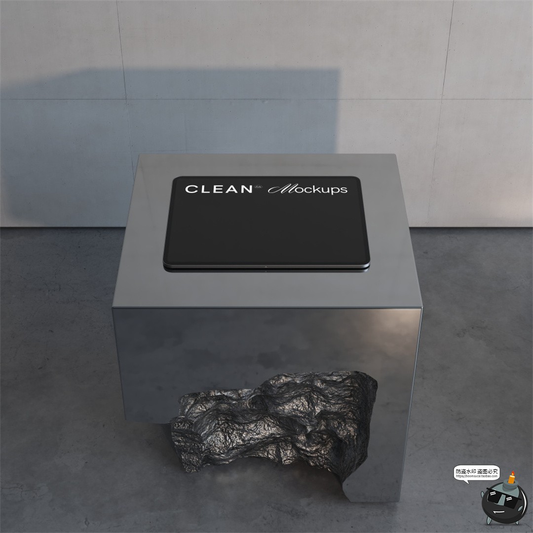 图片[5]-金属工业风iPhone手机iPad平板笔记本电脑屏幕演示样机PS模板素材-设计猿