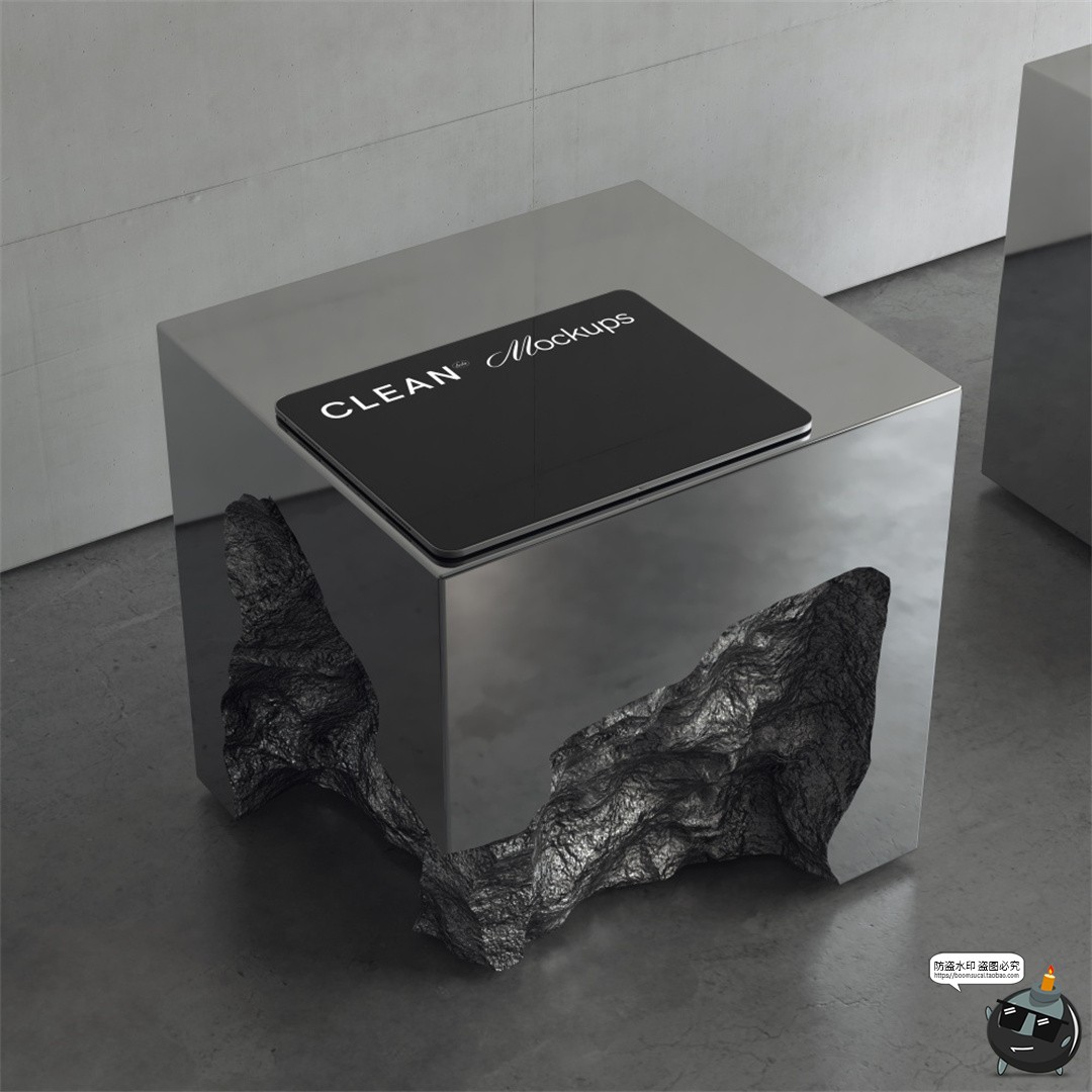 图片[6]-金属工业风iPhone手机iPad平板笔记本电脑屏幕演示样机PS模板素材-设计猿