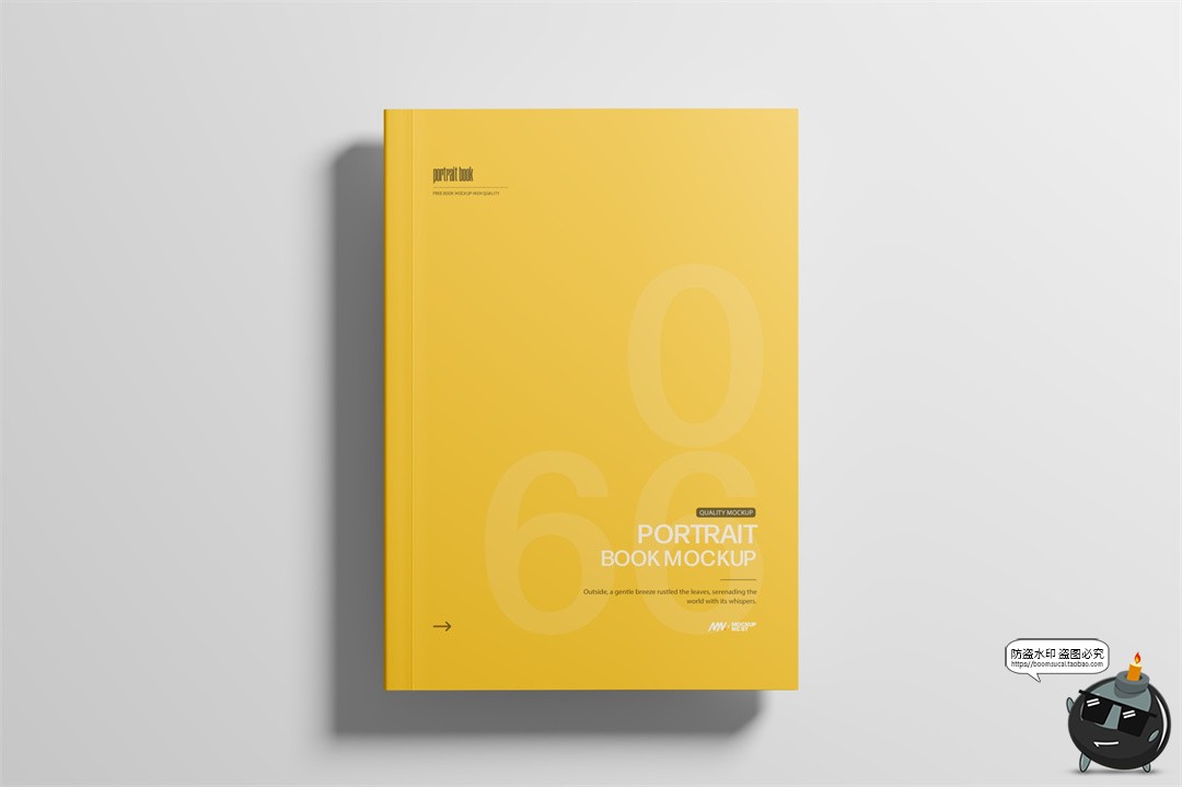 图片[2]-平装书籍书本模型封面内页展开封底效果展示贴图样机PSD模板素材-设计猿