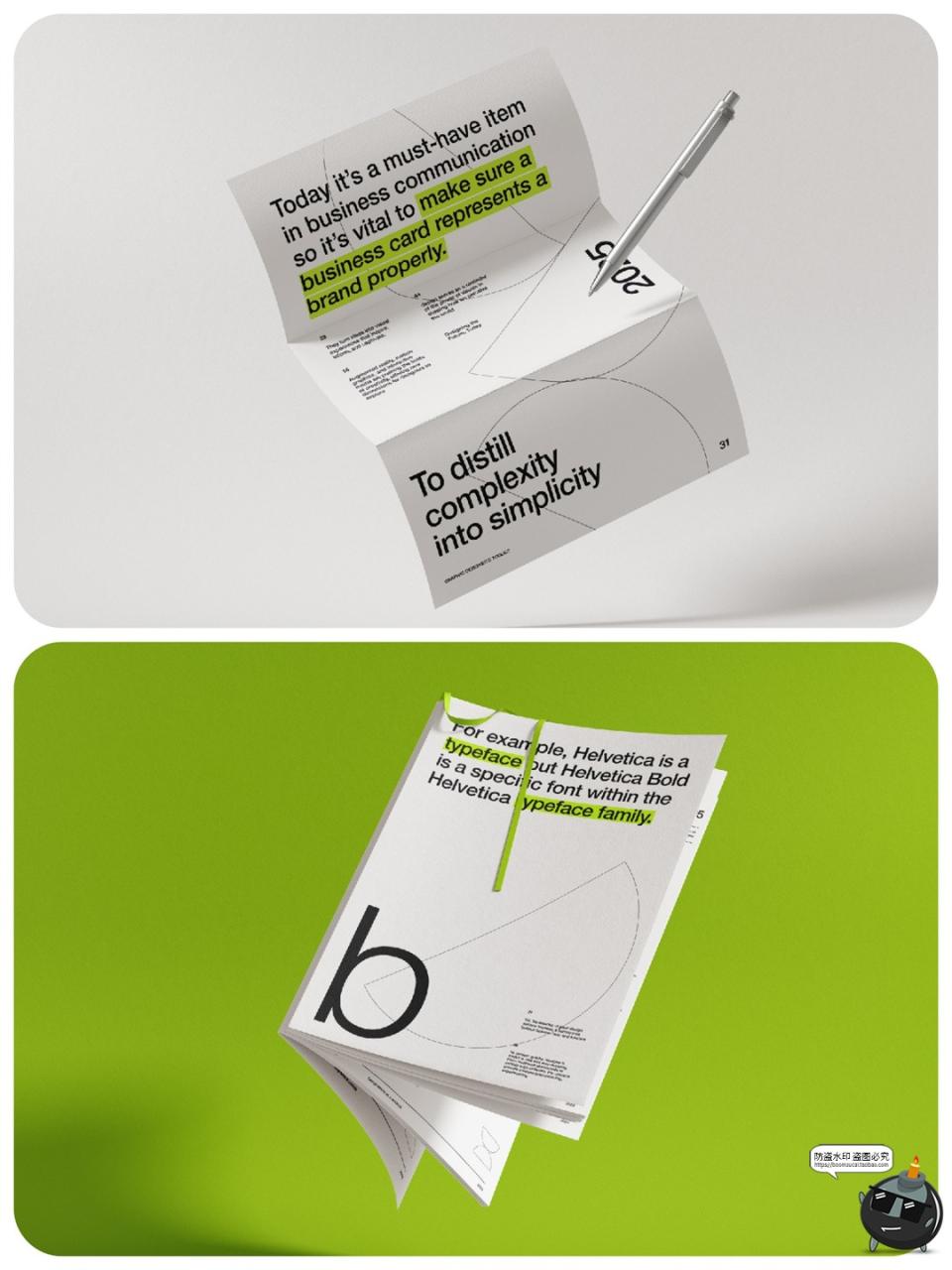 图片[3]-名片信纸信封文具封面品牌VI应用提案展示效果图样机PSD模板素材-设计猿