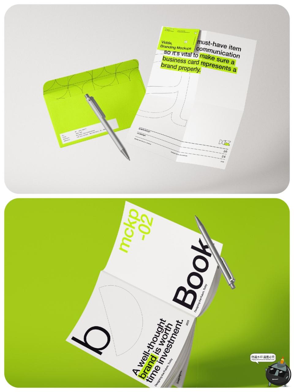 图片[7]-名片信纸信封文具封面品牌VI应用提案展示效果图样机PSD模板素材-设计猿