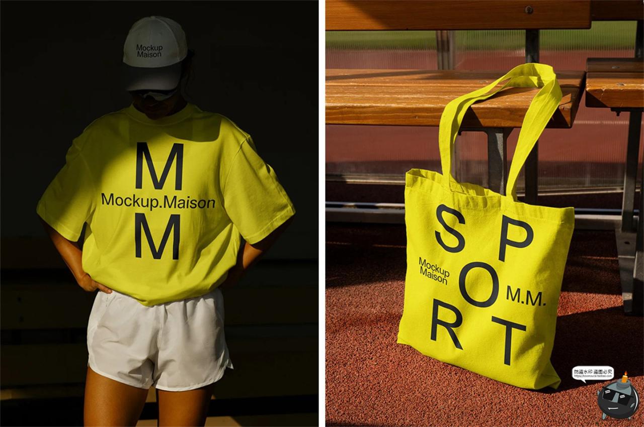 图片[4]-健身运动体育内衣背心T恤单肩包水壶穿搭展示效果图PSD样机素材-设计猿