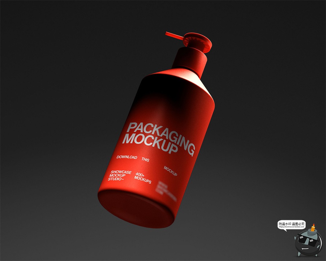 图片[4]-高端沐浴露洗发水护发素泵瓶礼盒包装展示效果图样机PSD模板素材-设计猿