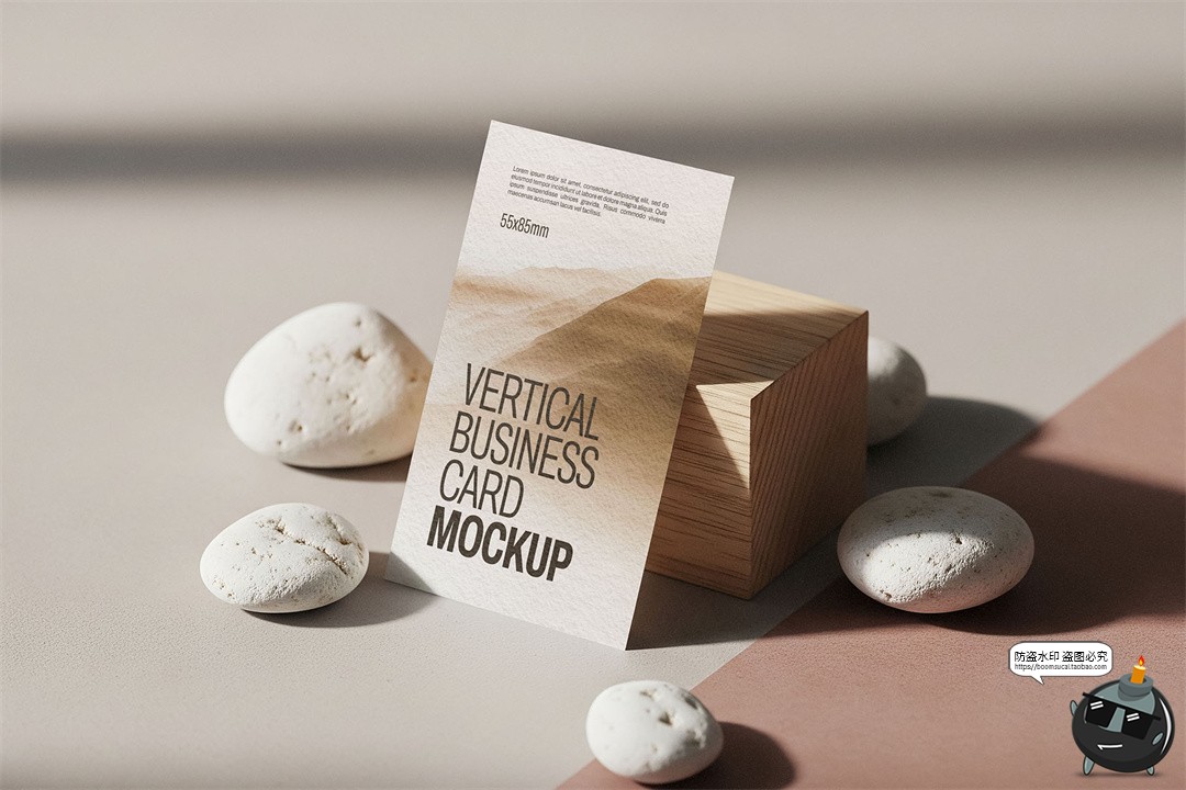 图片[6]-侘寂风优雅自然家居品牌商务名片卡片展示效果图PSD样机模板素材-设计猿