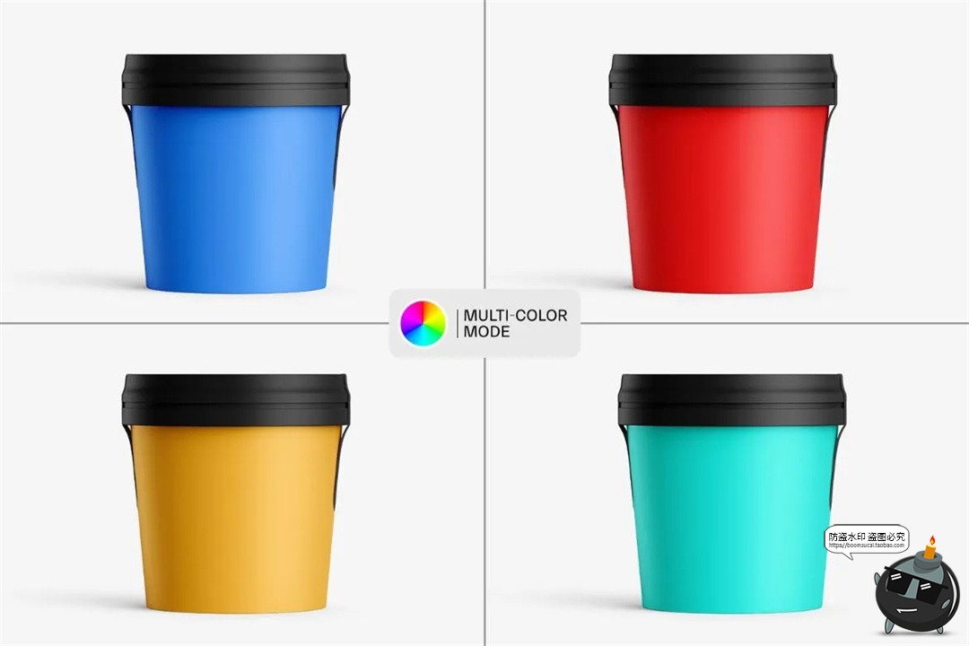 图片[5]-圆形冰淇淋酸奶雪糕杯装甜品产品包装展示效果图样机PSD模板素材-设计猿