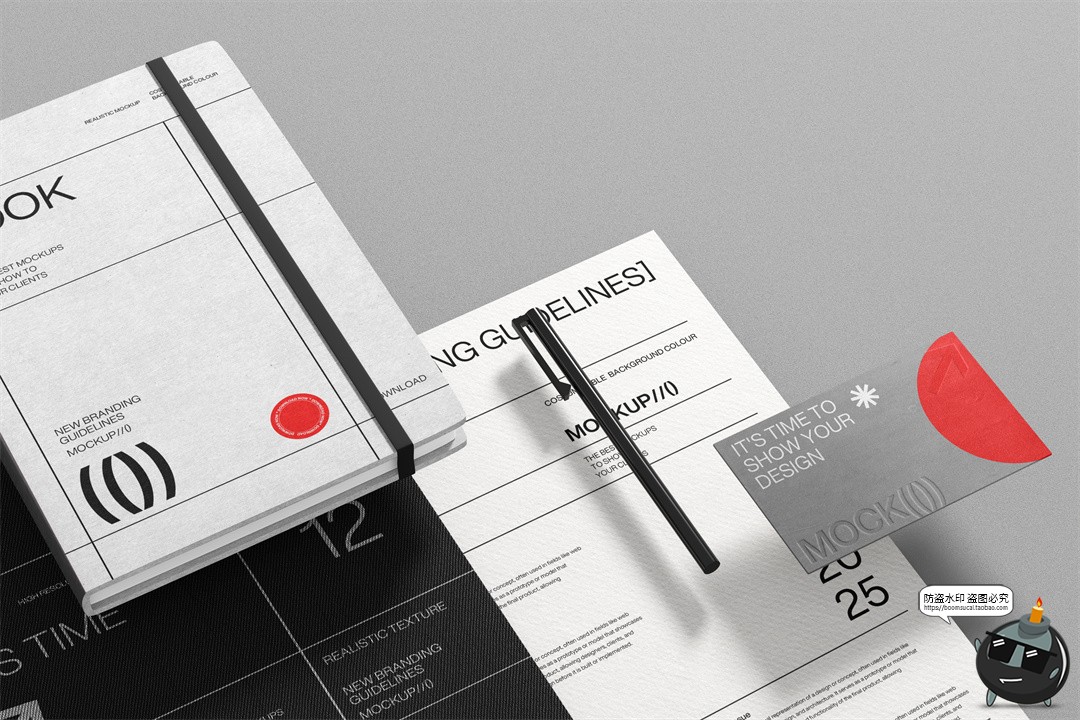 图片[9]-信封文具名片企业形象品牌VI应用宣传办公物料效果图样机PSD素材-设计猿