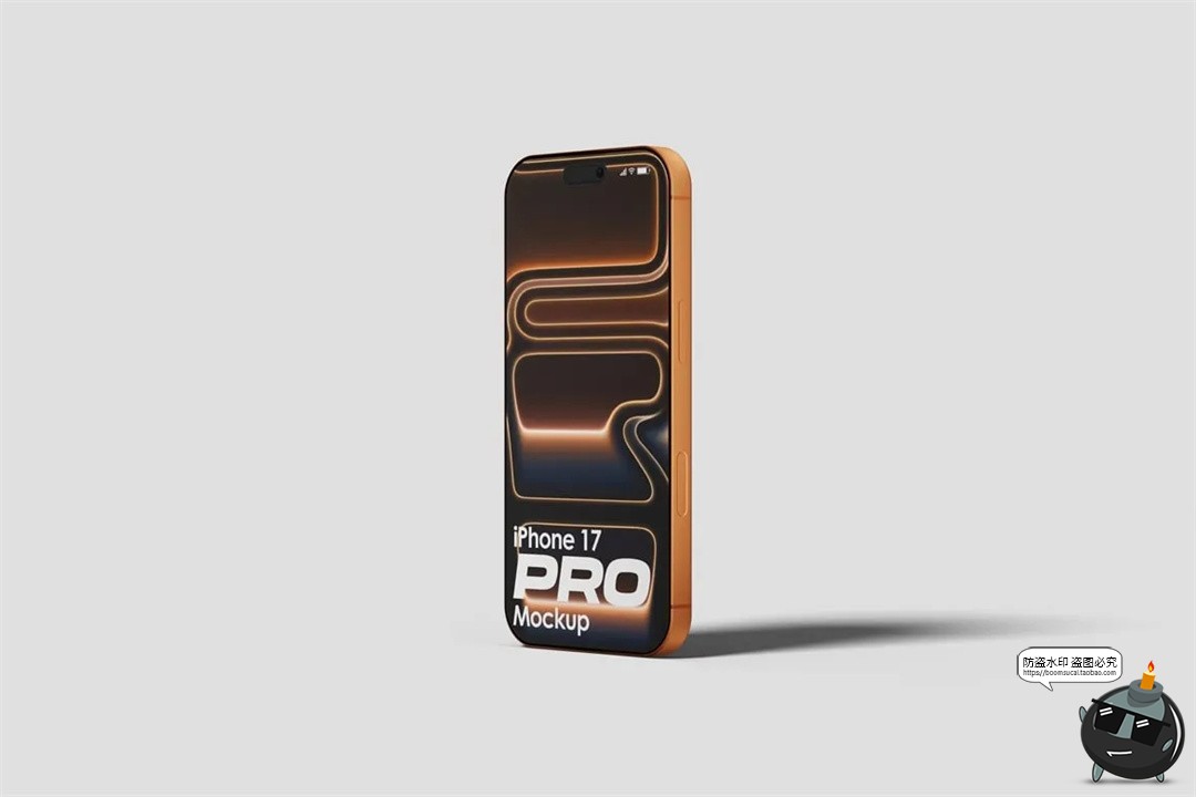图片[6]-可换三种配色iPhone17苹果手机样机广告UI界面APP展示PSD模板素材-设计猿
