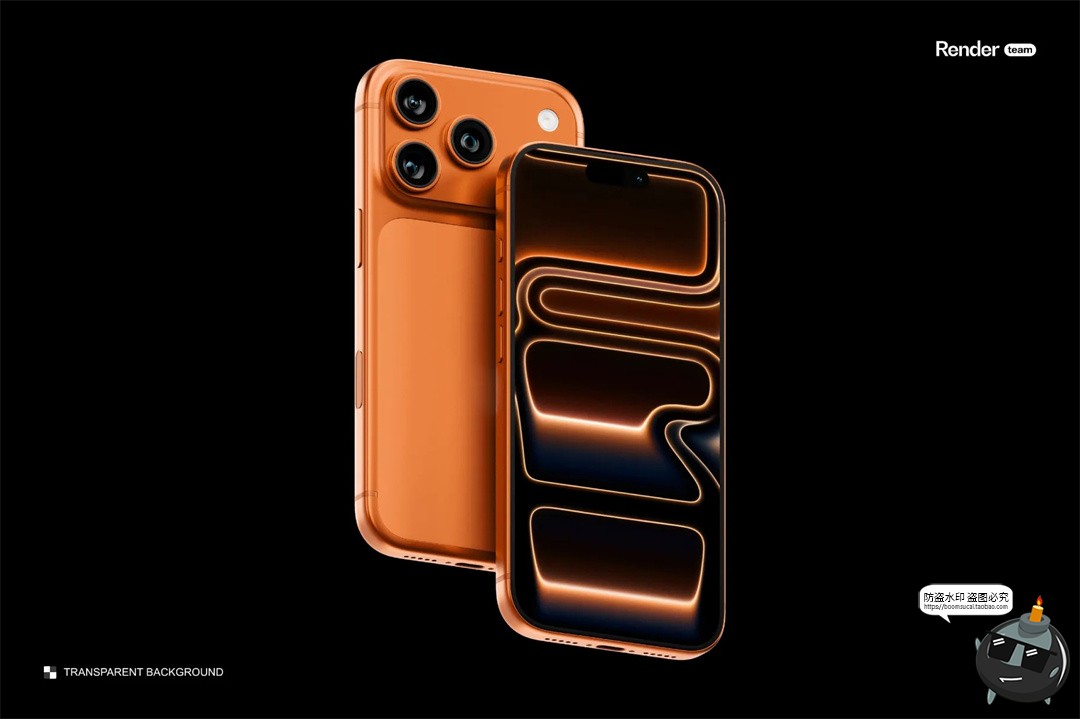 图片[4]-可改色iPhone17Pro苹果手机界面作品广告展示贴图样机PSD模板素材-设计猿