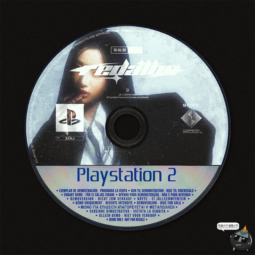 图片[2]-复古潮流CD碟片唱片专辑模型封面海报宣传片贴图PSD模板样机素材-设计猿