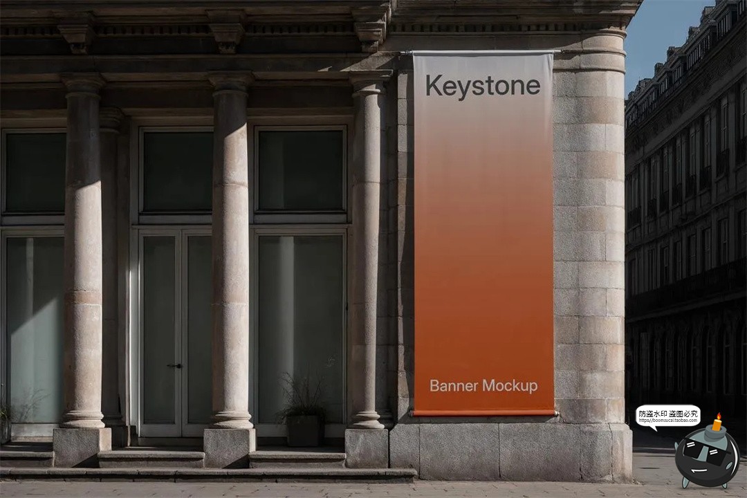 图片[4]-欧式街景街拍广告海报宣传横幅店招海报贴图展示样机PSD模板素材-设计猿