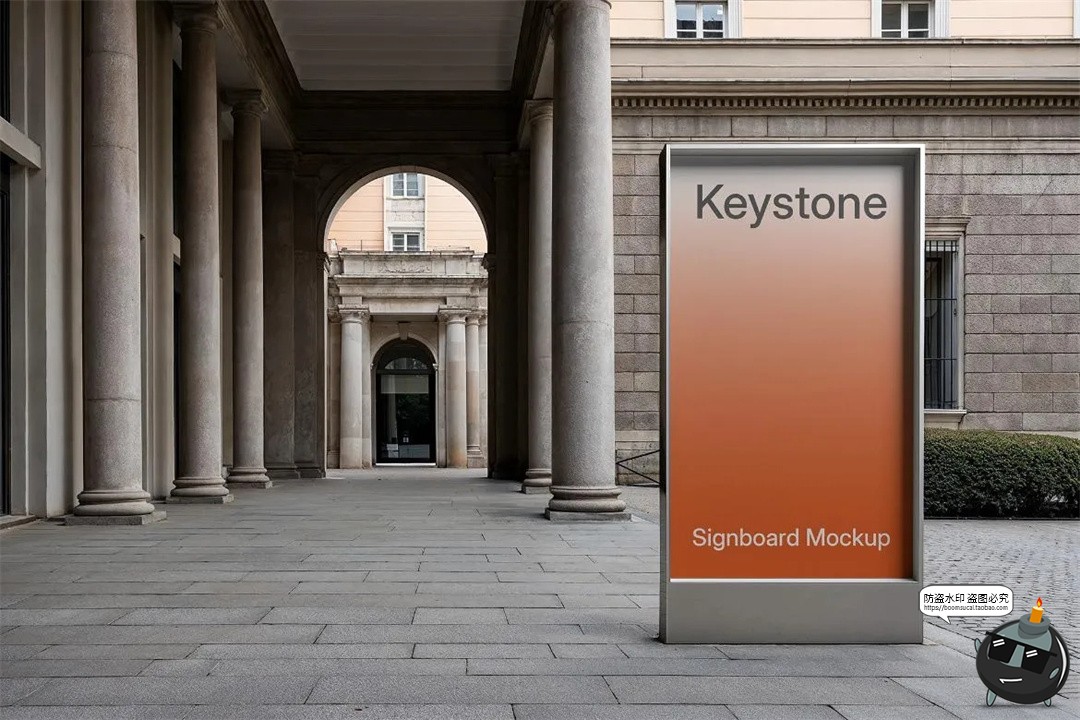 图片[11]-欧式街景街拍广告海报宣传横幅店招海报贴图展示样机PSD模板素材-设计猿