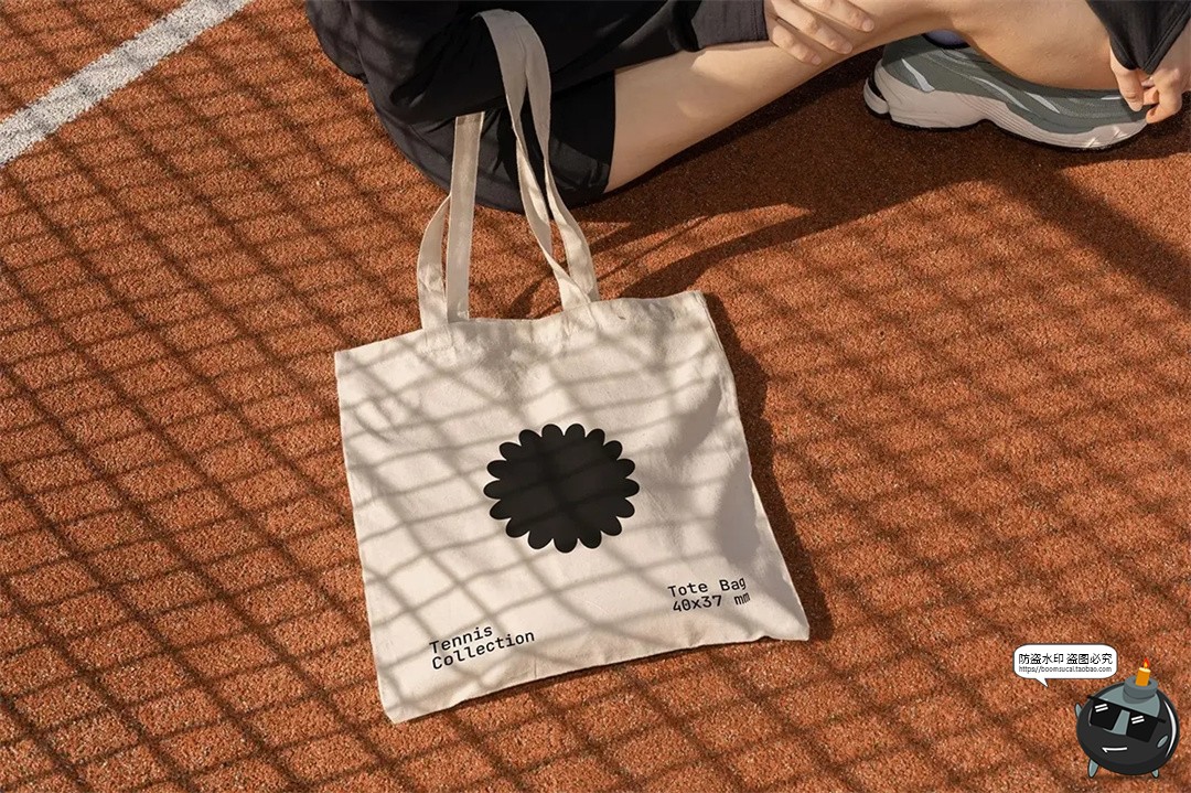 图片[4]-运动健身场景名片帆布包模特手机网球场展示效果图PSD模板样机-设计猿