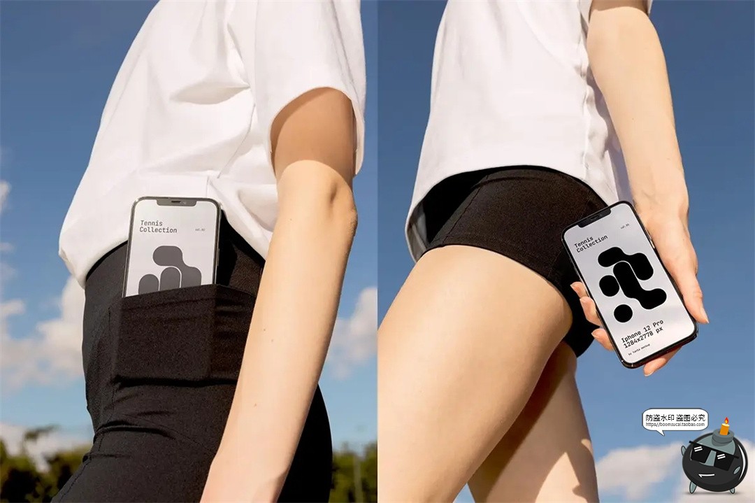 图片[7]-运动健身场景名片帆布包模特手机网球场展示效果图PSD模板样机-设计猿