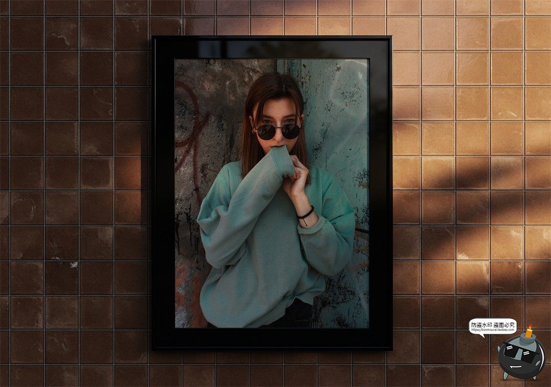 图片[6]-户外海报工业风招贴导视灯箱广告牌展示效果图PSD模板样机ps素材-设计猿