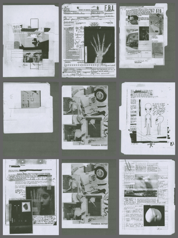 图片[2]-复古褶皱撕裂破碎文件夹纸张档案便签报纸背景图片Ps样机设计素材-设计猿