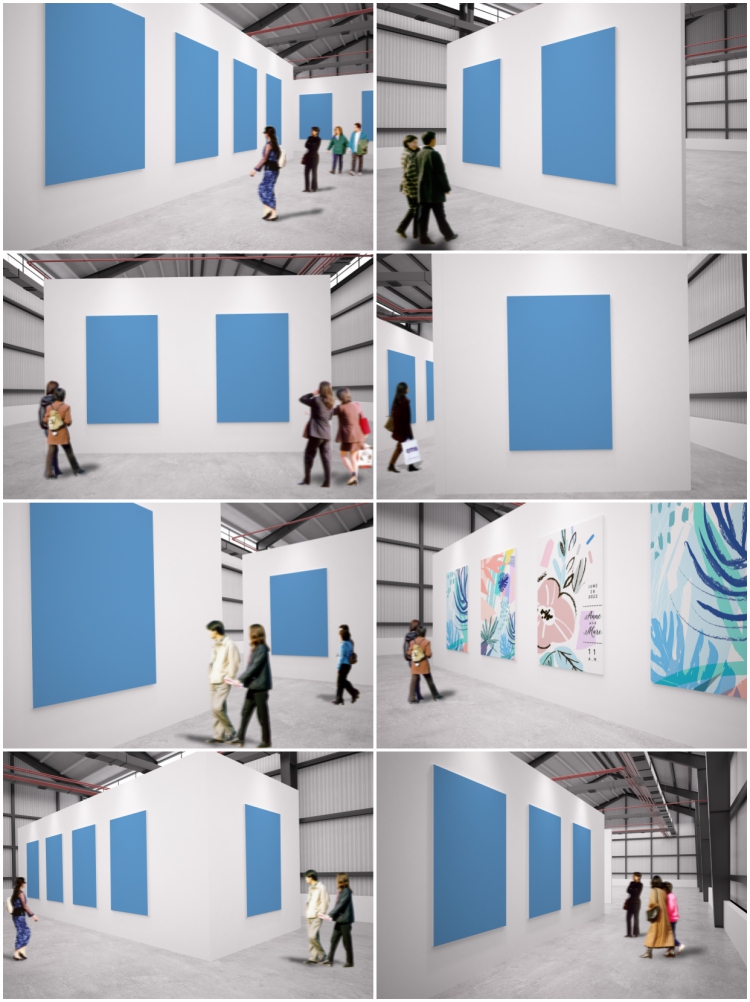 图片[2]-街头户外灯箱场景广告牌vi展示宣传海报样机PSD智能贴图设计素材-设计猿