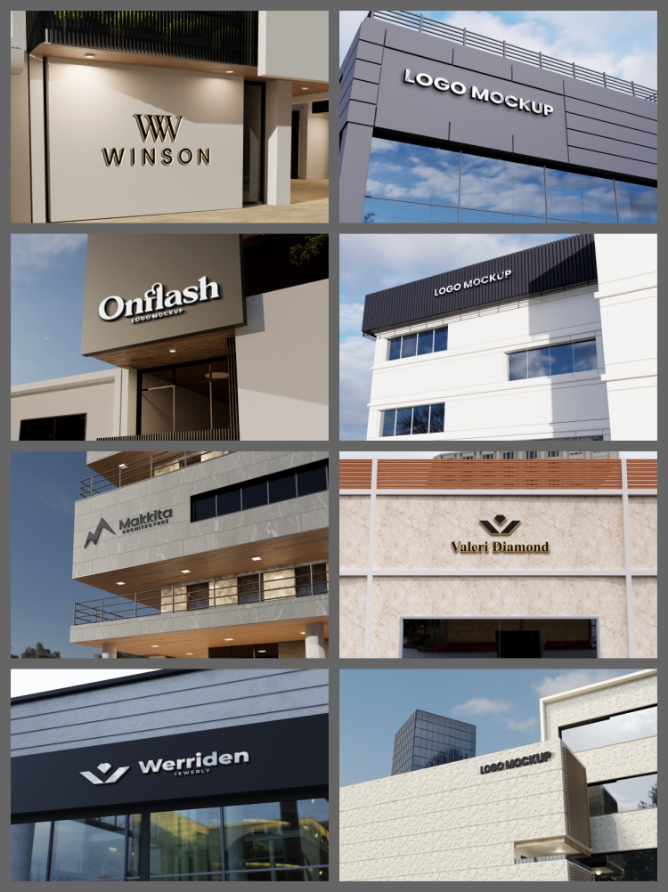 图片[2]-商铺店铺店面门头招牌样机店招logo门店图模板psd设计素材图-设计猿