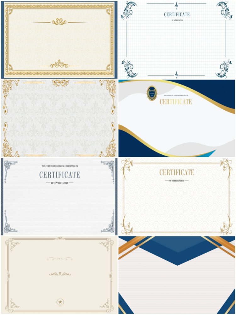 图片[2]-商业代理授权书荣誉毕业证书奖状底纹纹理底图背景图片ps模板素材-设计猿