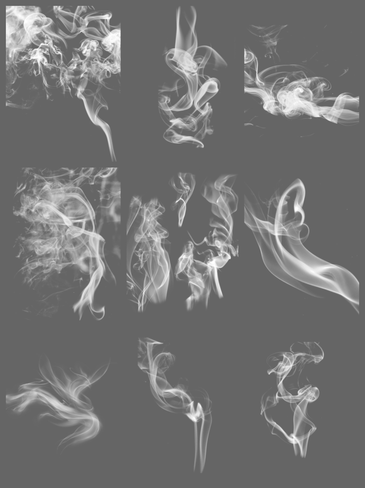 图片[2]-白色烟雾薄雾透明雾气迷雾云烟影楼摄影后期PNG免扣PS高清素材-设计猿