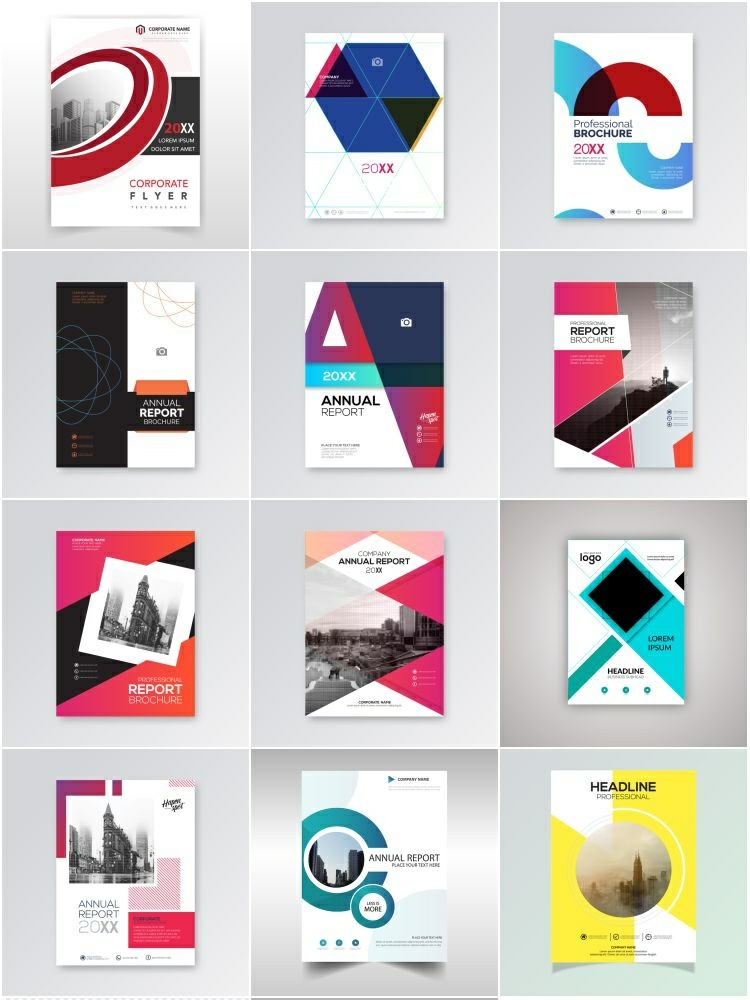 图片[2]-高端大气简约企业公司科技画册书籍文档产品封面模板AI设计素材图-设计猿