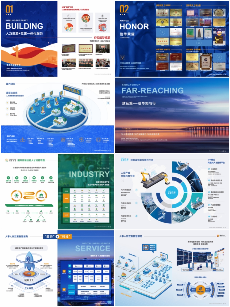 图片[2]-公司企业品牌发展历程产品介绍科技宣传画册手册AI设计素材模板-设计猿