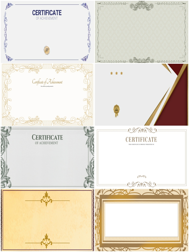 图片[3]-商业代理授权书荣誉毕业证书奖状底纹纹理底图背景图片ps模板素材-设计猿