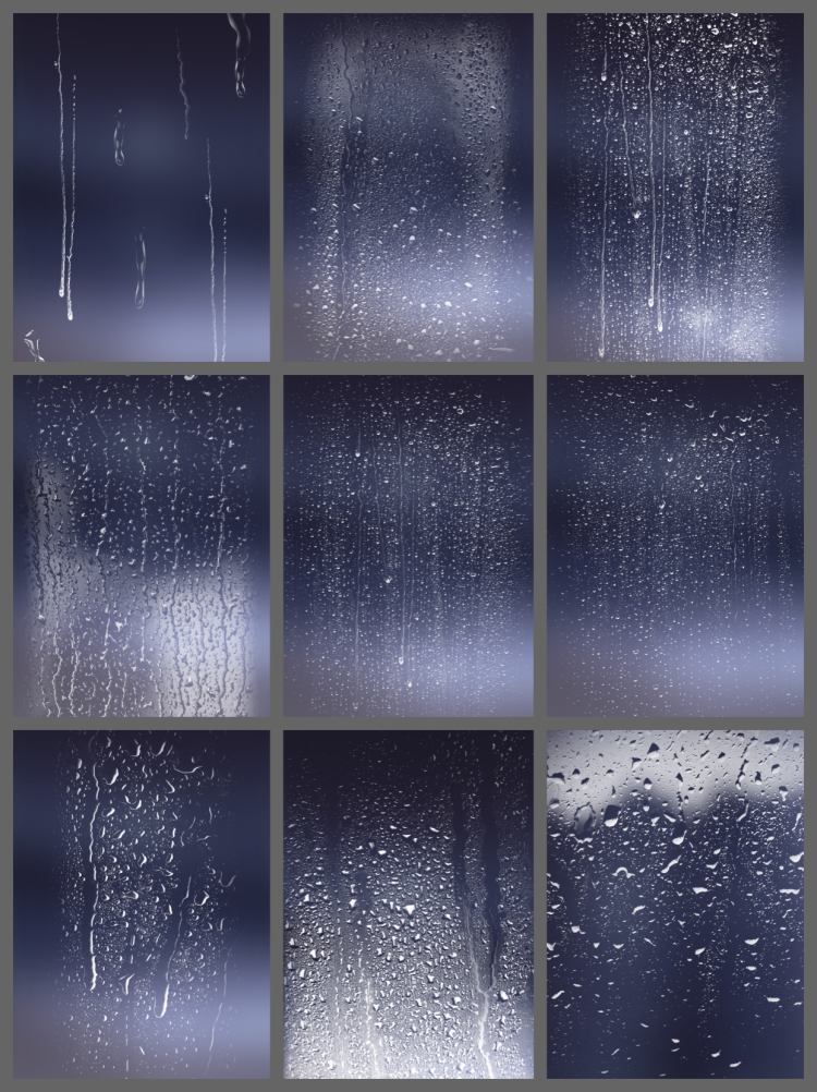 图片[2]-玻璃水滴水珠雾气朦胧透明免抠PNG图案海报照片后期设计素材-设计猿