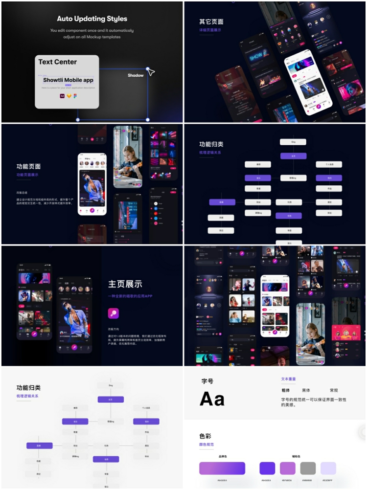 图片[3]-APP界面长图页面UI展示包装智能贴图样机PSD设计素材作品集模板-设计猿