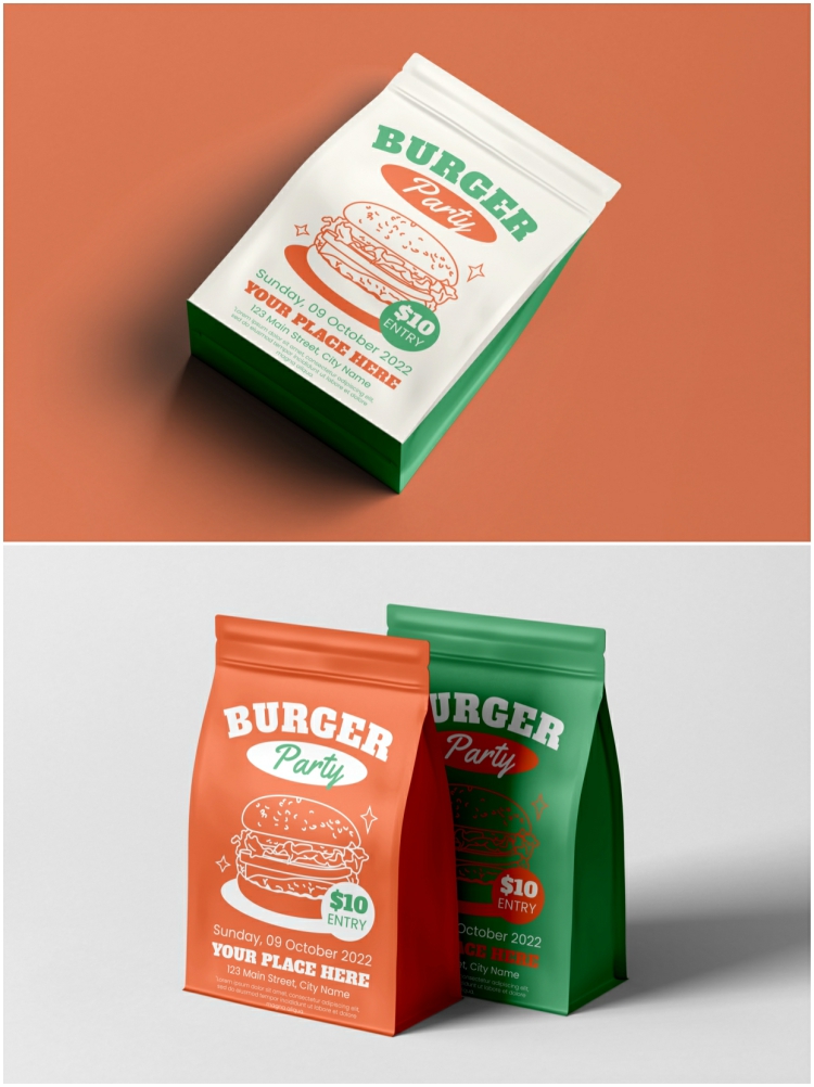 图片[3]-高级包装袋食品包装袋样机psd 咖啡零食包装设计品牌vi贴图样机-设计猿