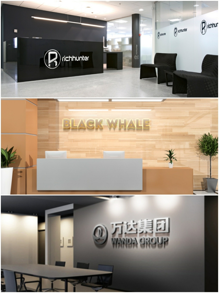 图片[4]-企业公司前台接待台形象墙LOGO效果图展示PSD贴图样机设计素材PS-设计猿