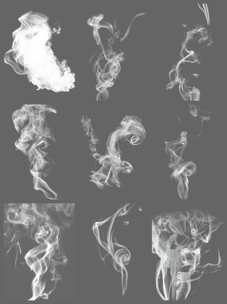 图片[3]-白色烟雾薄雾透明雾气迷雾云烟影楼摄影后期PNG免扣PS高清素材-设计猿