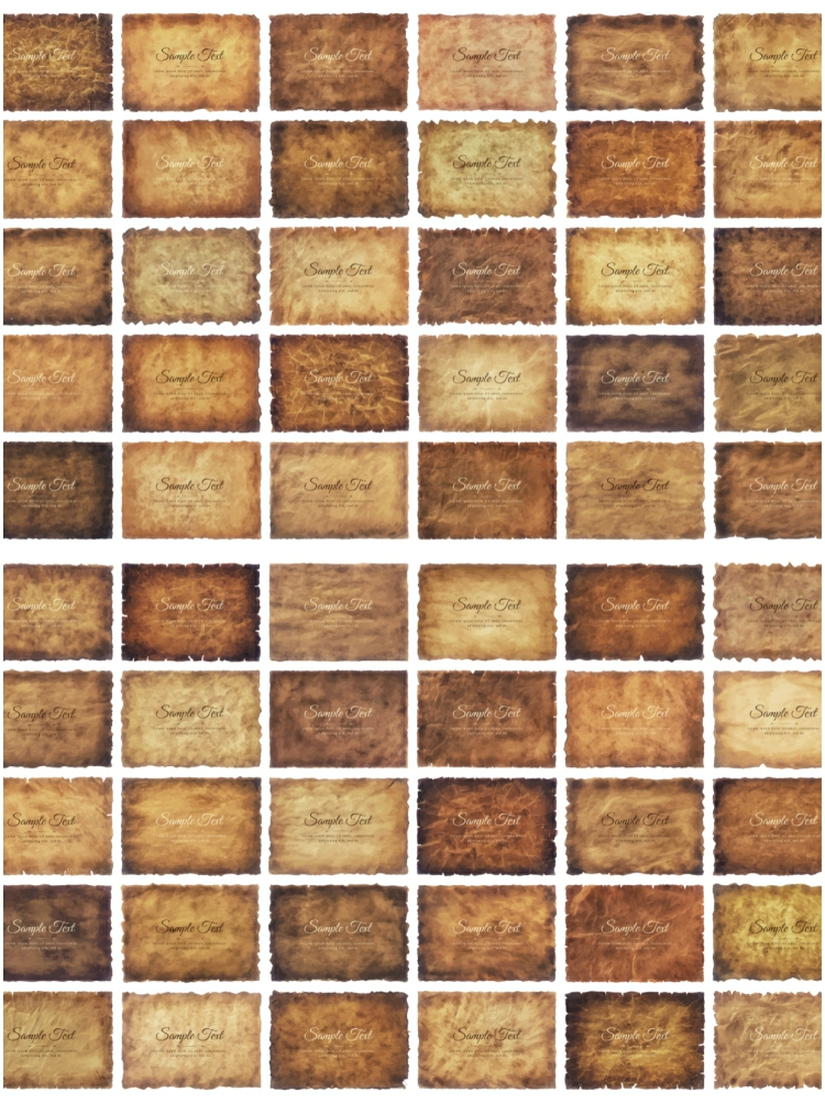 图片[4]-欧式复古羊皮褶皱纸张纹理做旧牛皮纸卷轴海报背景AI矢量设计素材-设计猿