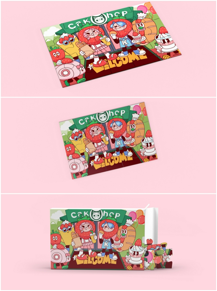 图片[4]-卡通拼图益智玩具图案包装盒效果展示VI智能贴图PSD样机设计素材-设计猿