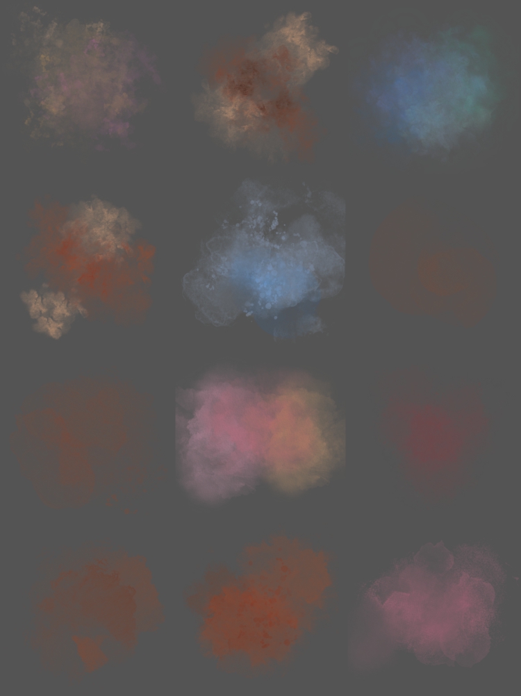 图片[4]-清新森系手绘水彩水墨水彩背景底纹纹理美工PS免抠PNG图片素材-设计猿