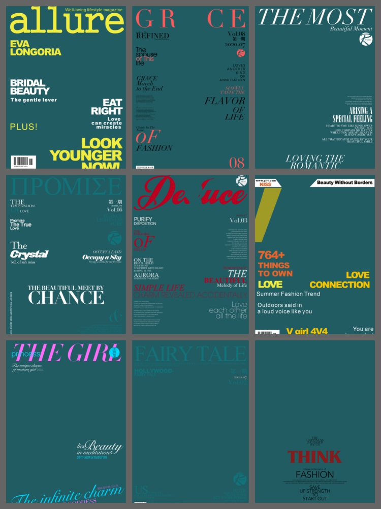 图片[4]-欧美潮流时尚中英文字杂志海报封面婚纱写真影楼PSD设计素材模板-设计猿