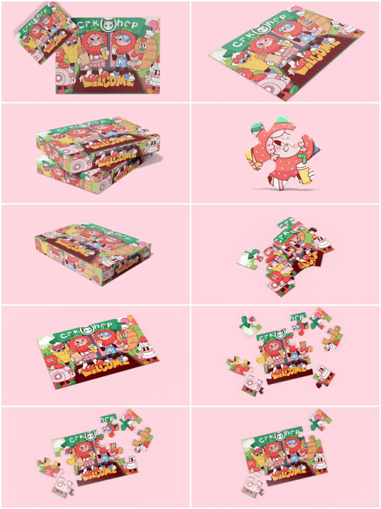 图片[5]-卡通拼图益智玩具图案包装盒效果展示VI智能贴图PSD样机设计素材-设计猿