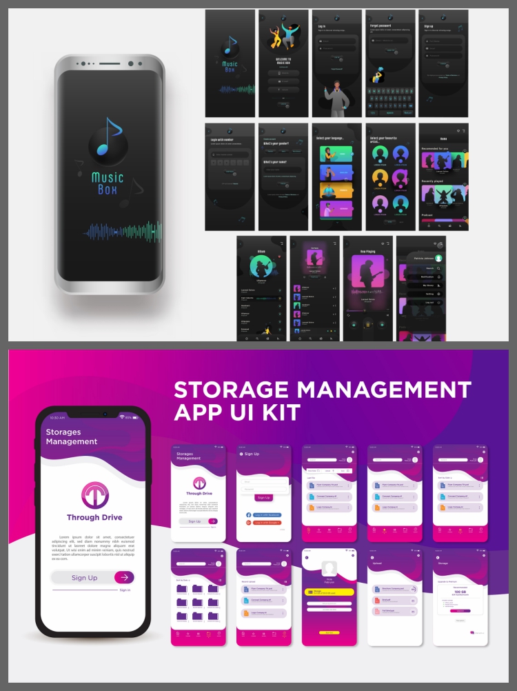 图片[6]-移动端整套APP交互UI界面面试作品集矢量AI设计素材分层模板-设计猿
