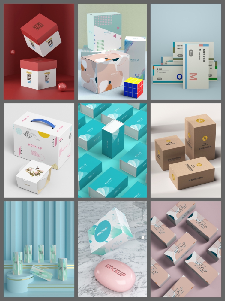 图片[7]-286款方形开窗包装盒psd设计素材纸盒箱排列logo展示智能贴图样机-设计猿