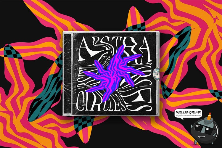 图片[10]-迷幻花卉时尚抽象艺术扭曲故障风失真潮流插图插画AI矢量PNG素材-设计猿