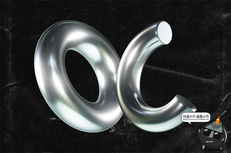 图片[6]-科幻金属镀铬立体3D未来主义抽象几何主视觉图形PNG免抠图片素材-设计猿