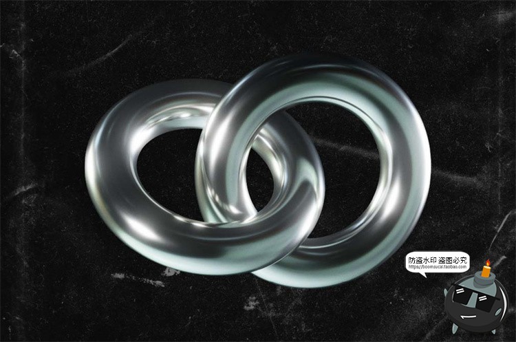 图片[7]-科幻金属镀铬立体3D未来主义抽象几何主视觉图形PNG免抠图片素材-设计猿