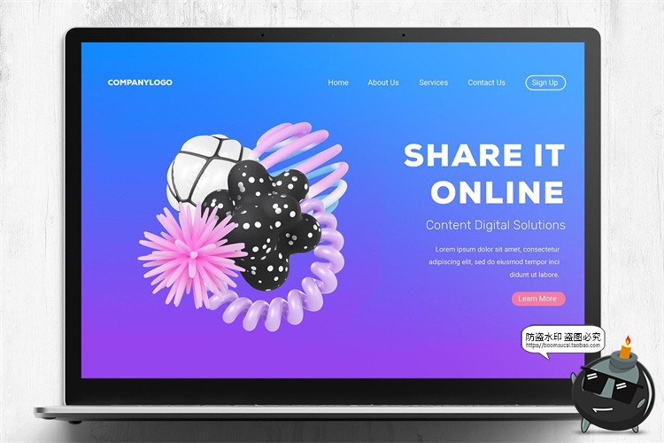 图片[5]-抽象趣味俏皮可爱柔软毛茸几何艺术形状PNG免扣元素装饰图形素材-设计猿