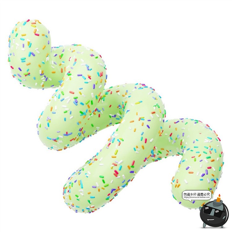 图片[4]-300张全新渐变多彩甜美抽象艺术扭曲几何图形PNG免抠图片装饰素材-设计猿